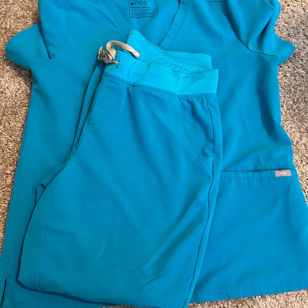 Figs Teal Blue Medical Scrubs